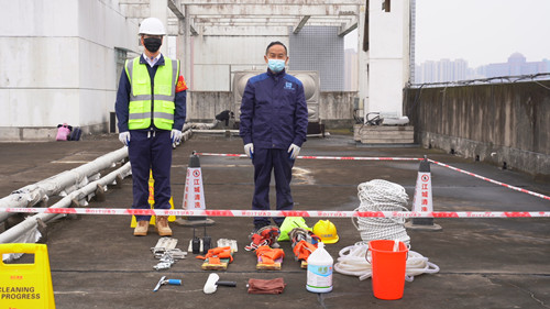 婦干校外墻清洗—江城清洗